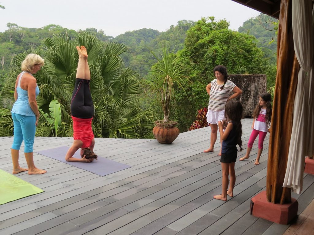 Yoga and meditation in the Corcovado area of Costa Rica