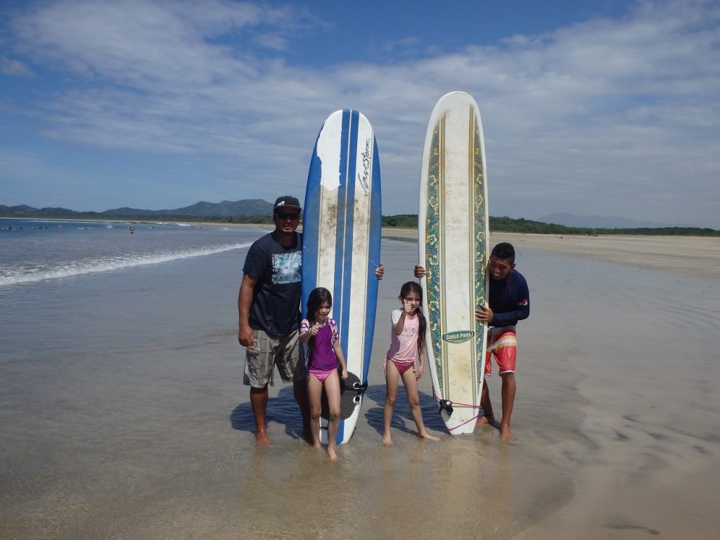 Surfing for all ages, Tamarindo Costa Rica