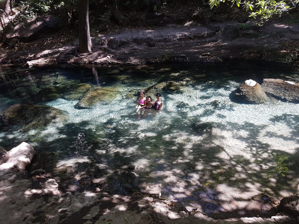 The hot river, Rio Perdido in Costa Rica