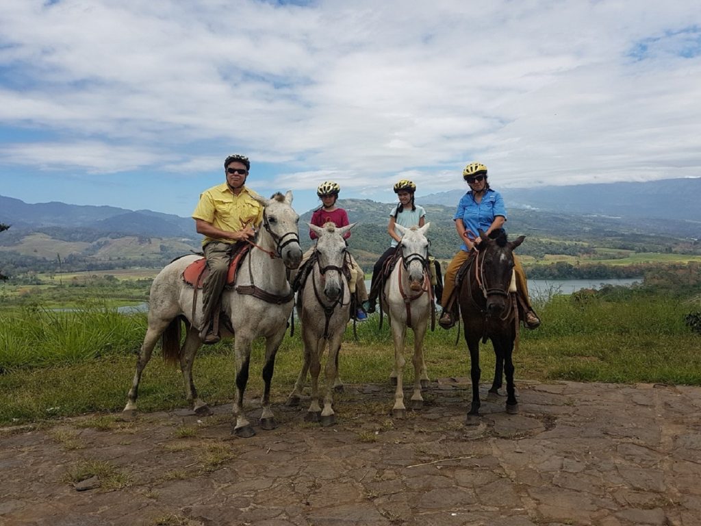 Horseback riding in the Torielva area of Costa Rica