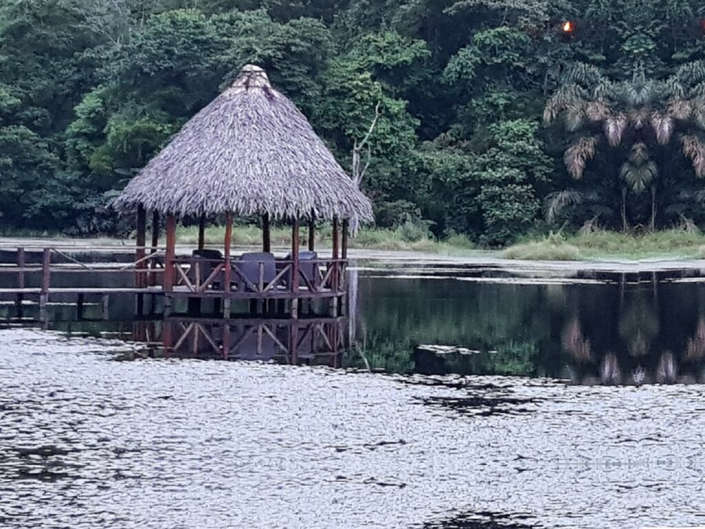 Lagoon in Maquenque Eco-Lodge, Boca tapada, Costa Rica
