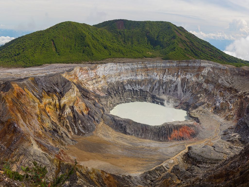 Volcán Poás en Costa Rica