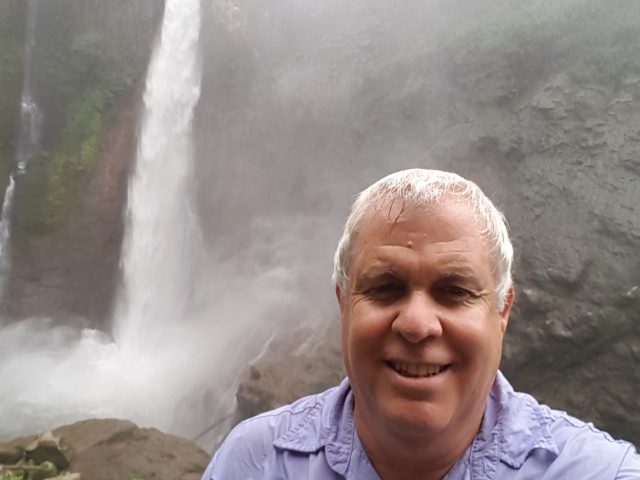Asaf at Toro Amarillo Waterfall